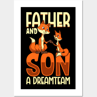 The dreamteam - father and son Posters and Art